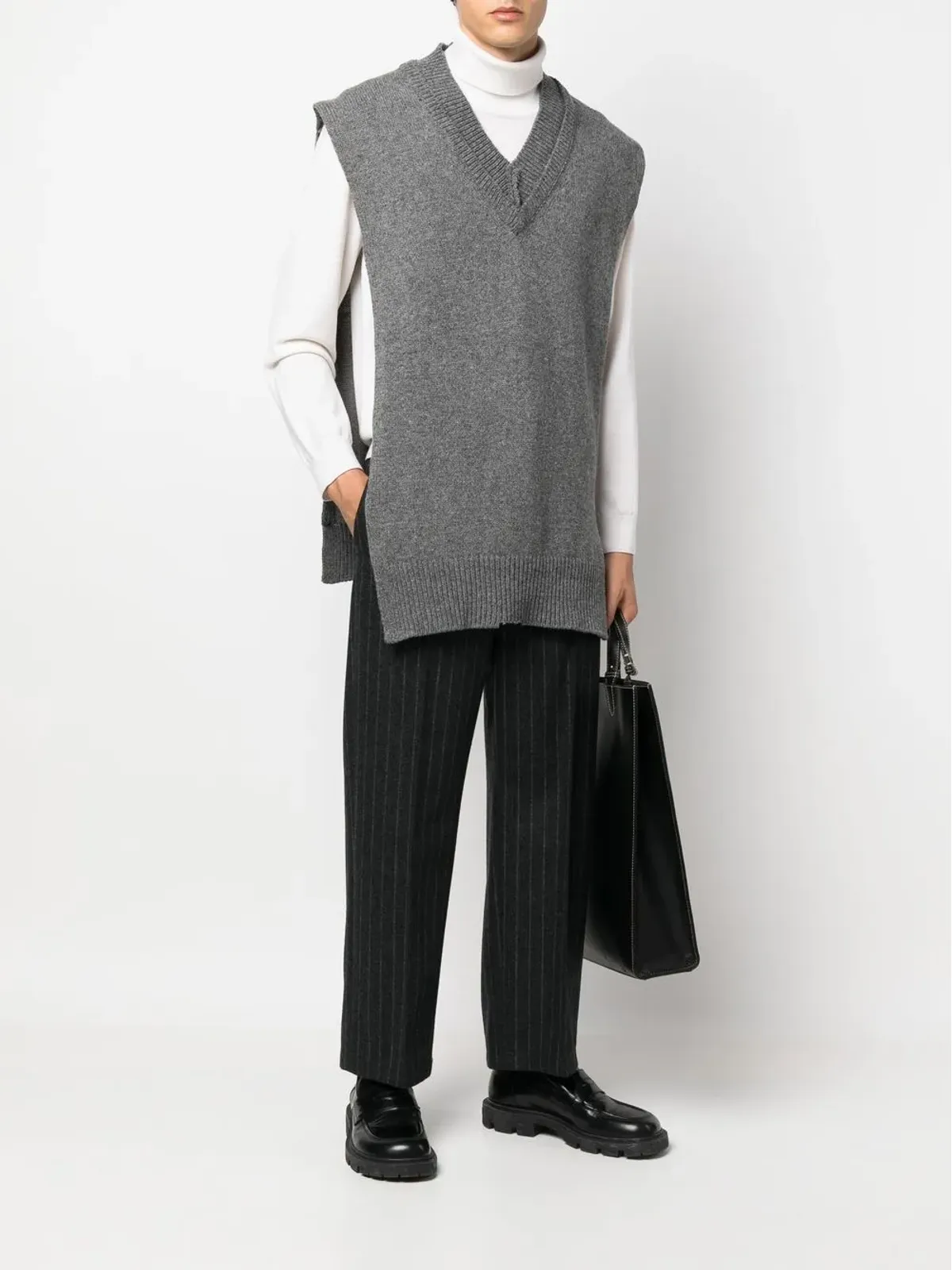 Maison Margiela レイヤードニットベスト - 画像2