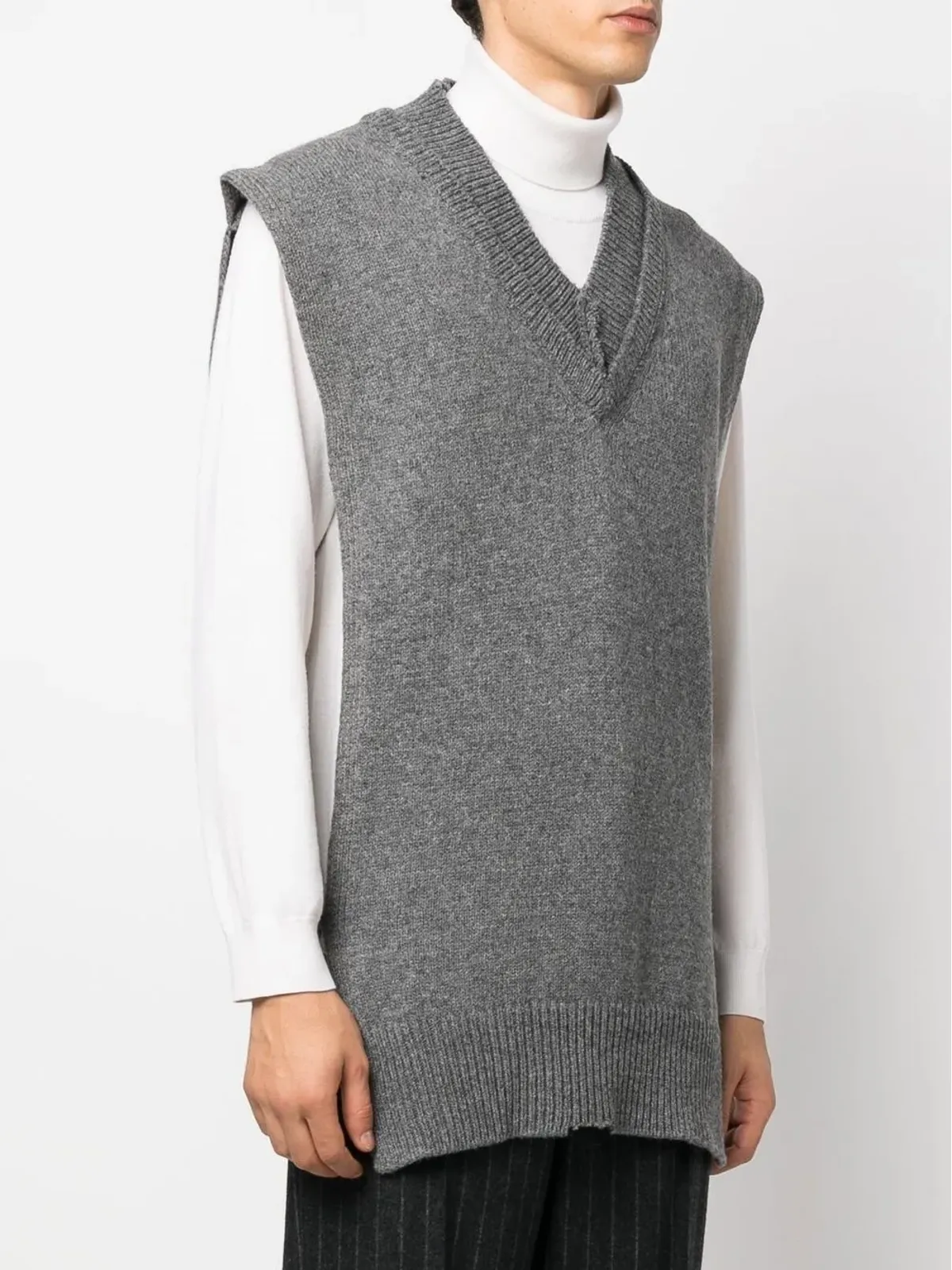 Maison Margiela レイヤードニットベスト - 画像4