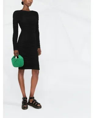 DSQUARED2 ruched-effect dress - Black - サムネイル2
