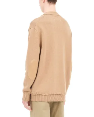 Maison Margiela Vネックエルボーパッチカーディガン - サムネイル5