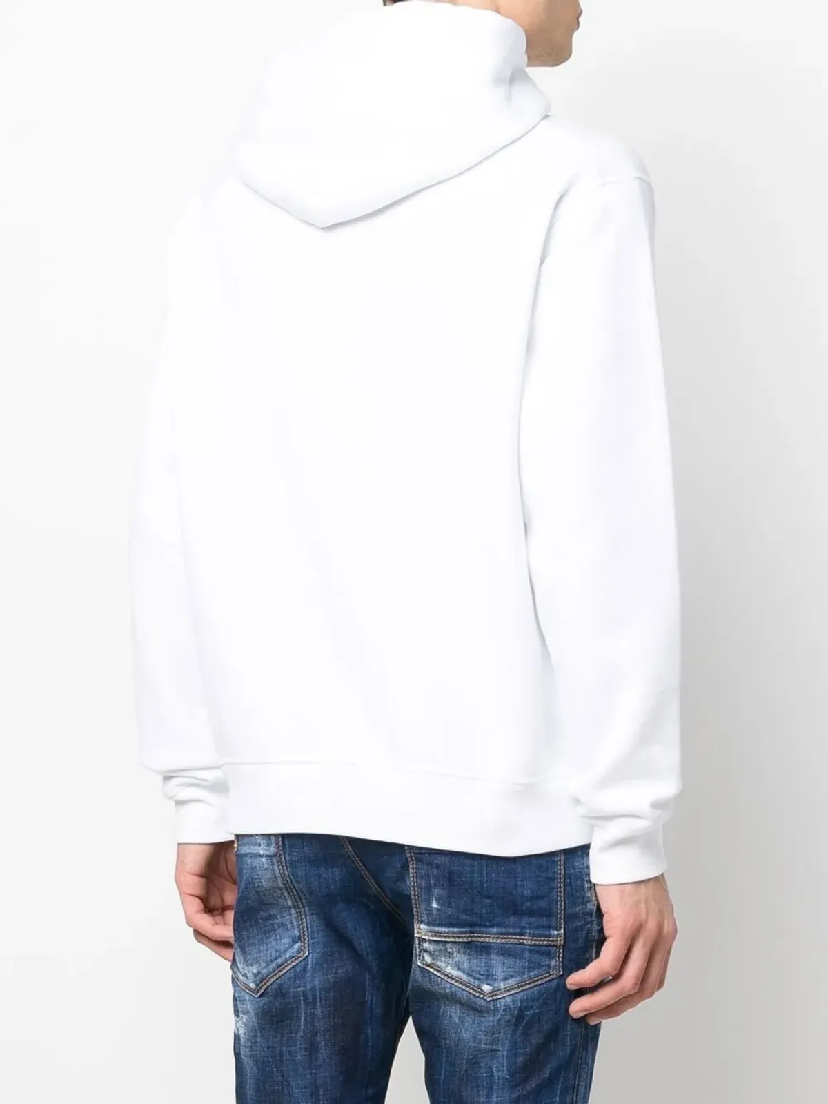 DSQUARED2 グラフィックプリント ドローストリング フーディ - 画像4