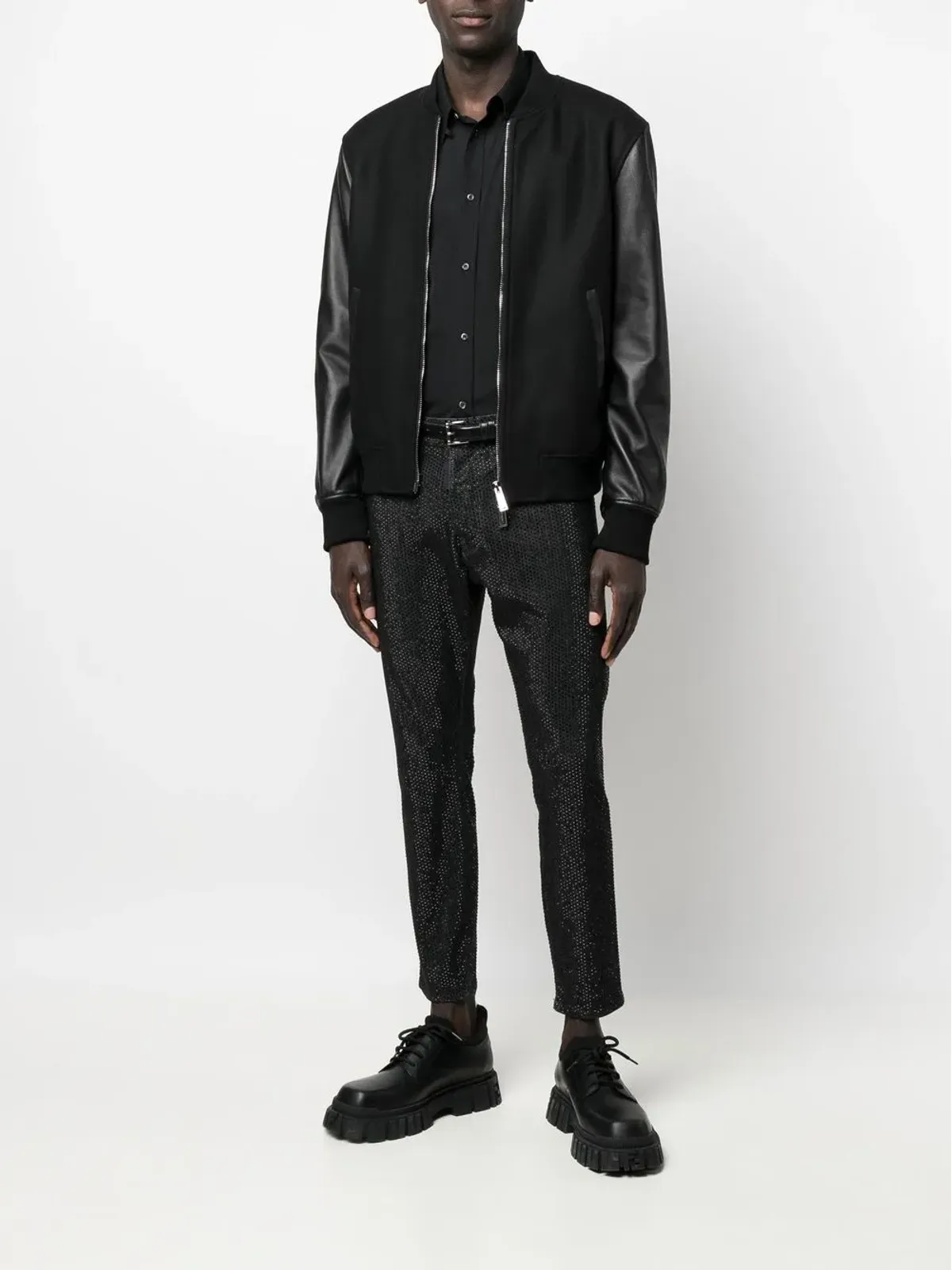 DSQUARED2 x Ibrahimović ハイブリッドボンバージャケット - 画像2