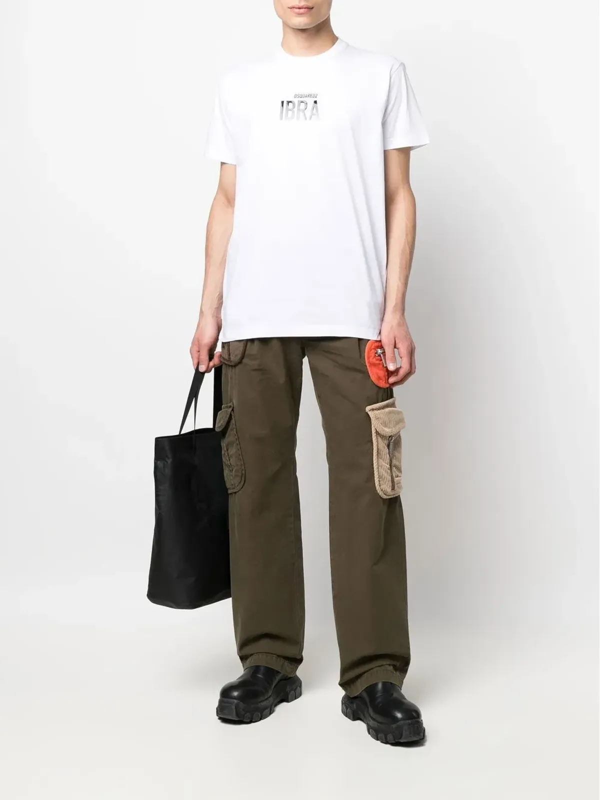 DSQUARED2 ロゴプリント コットン Tシャツ - 画像2