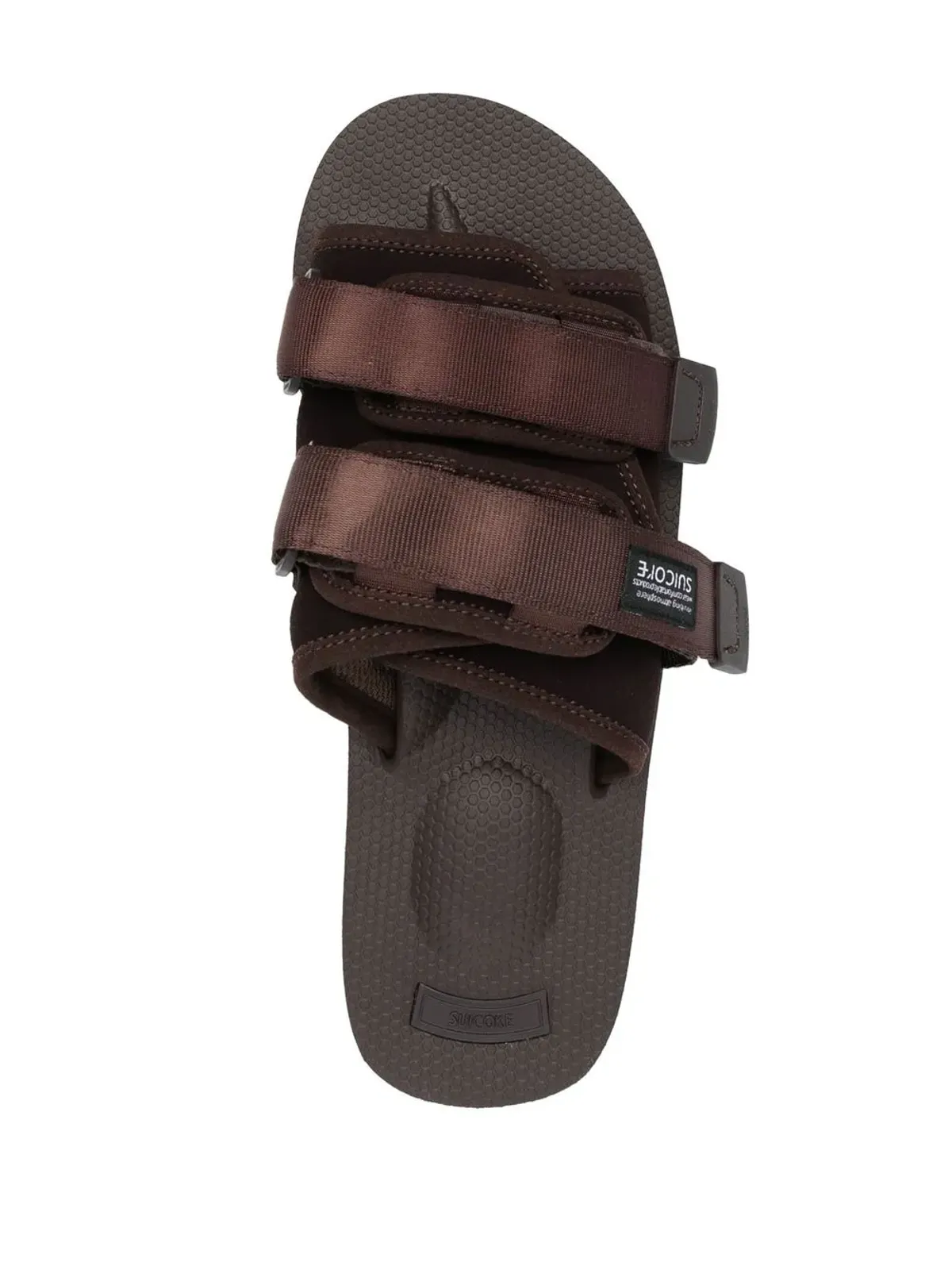 Suicoke オープントゥ・タッチストラップサンダル - 画像4