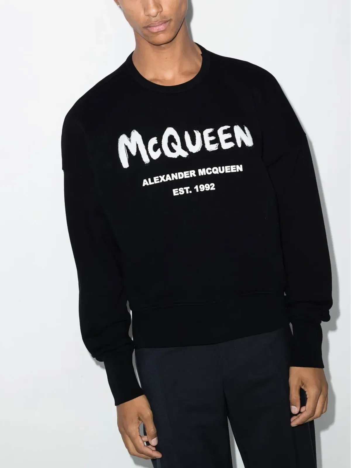 Alexander McQueen グラフィティプリント スウェットシャツ - 画像2