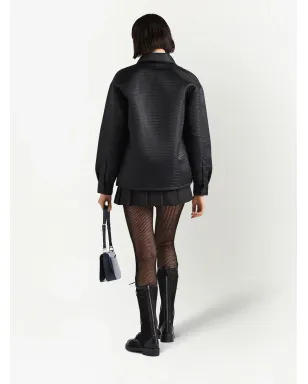 Prada Re-Nylon トライアングルロゴ ジャケット - サムネイル3