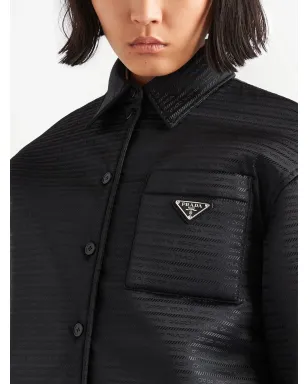 Prada Re-Nylon トライアングルロゴ ジャケット - サムネイル4