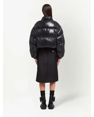 Prada Re-Nylon コンバーチブル ダウンジャケット - サムネイル4