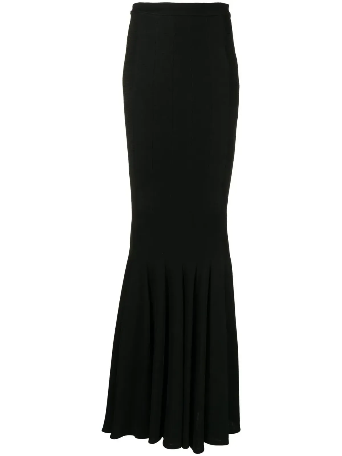 Zuhair Murad ストレッチジャージー ロング マーメイドスカート - 画像1