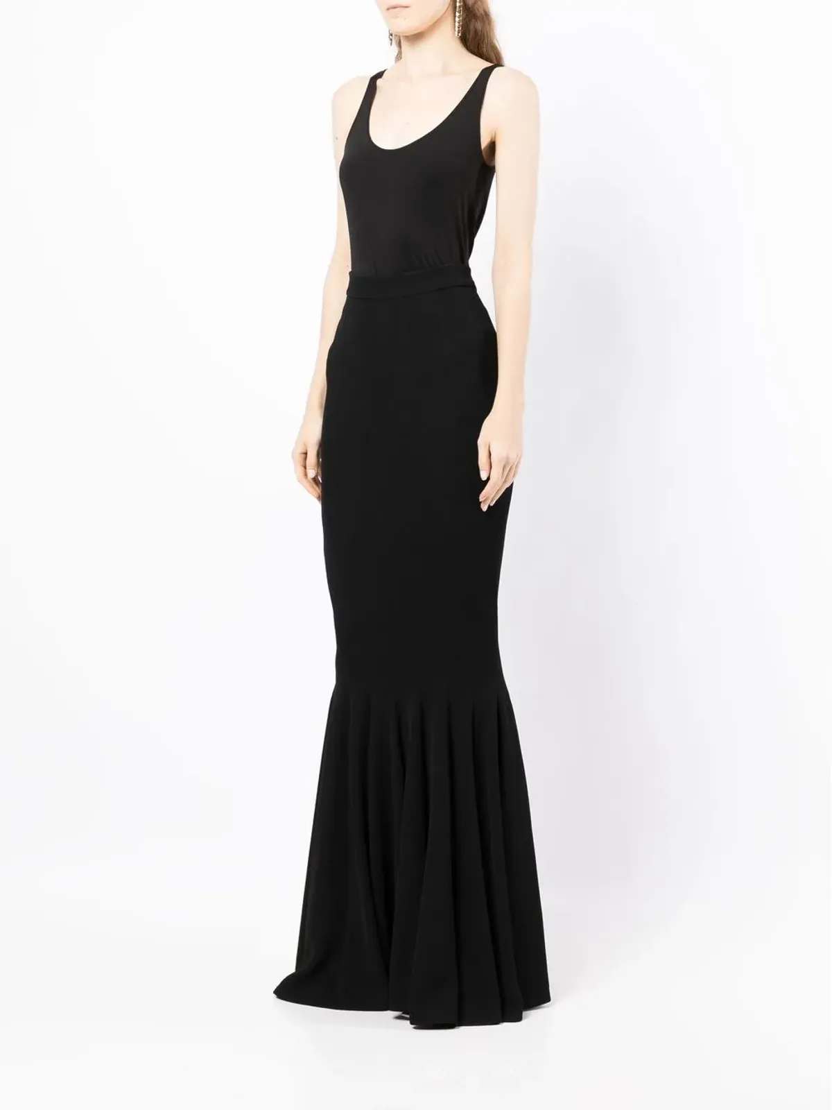 Zuhair Murad ストレッチジャージー ロング マーメイドスカート - 画像3