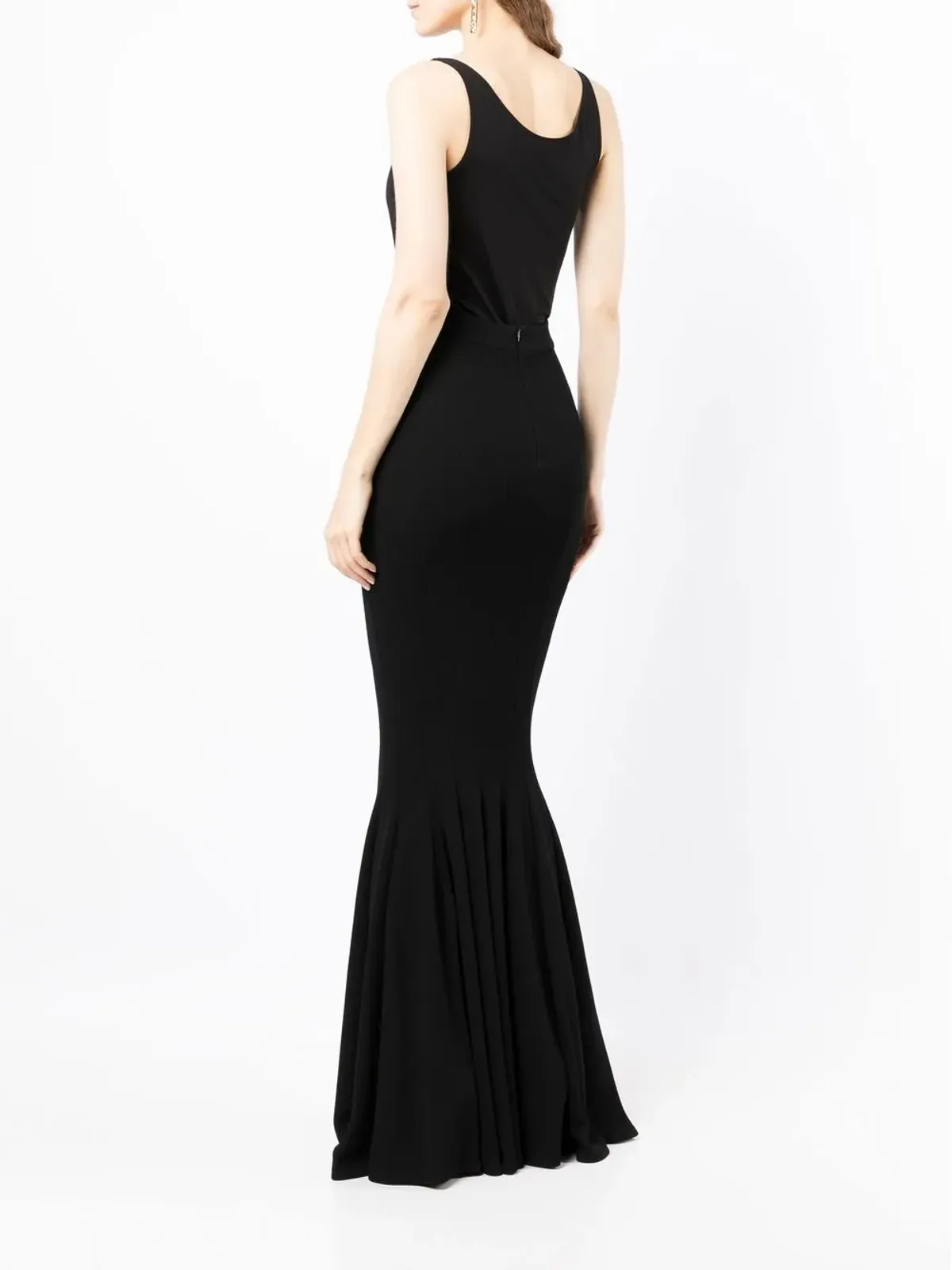 Zuhair Murad ストレッチジャージー ロング マーメイドスカート - 画像4