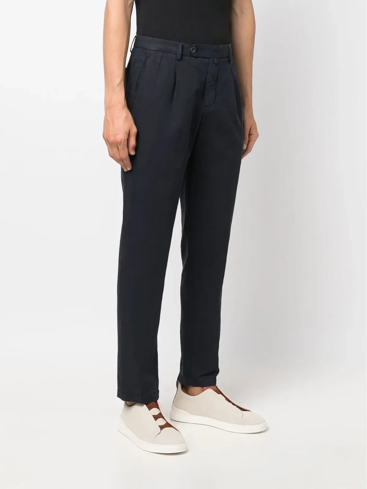 Briglia 1949 ストレートレッグ コットン チノパンツ - 画像3