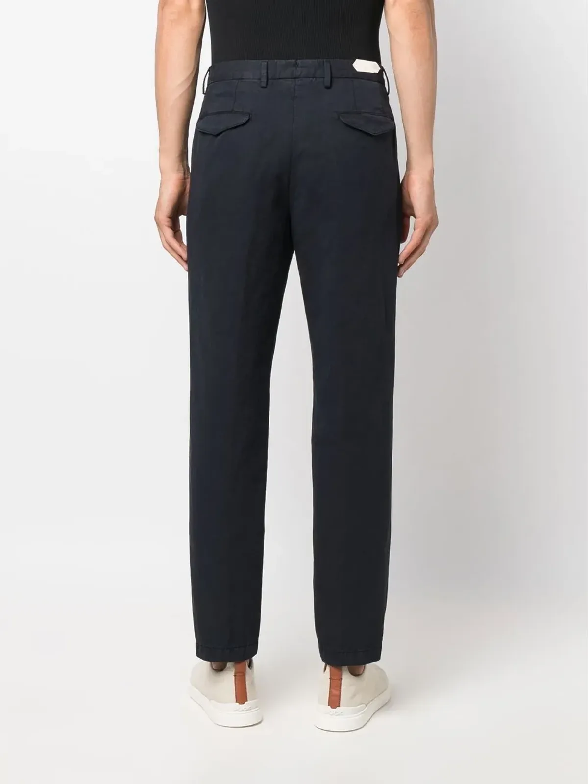 Briglia 1949 ストレートレッグ コットン チノパンツ - 画像4