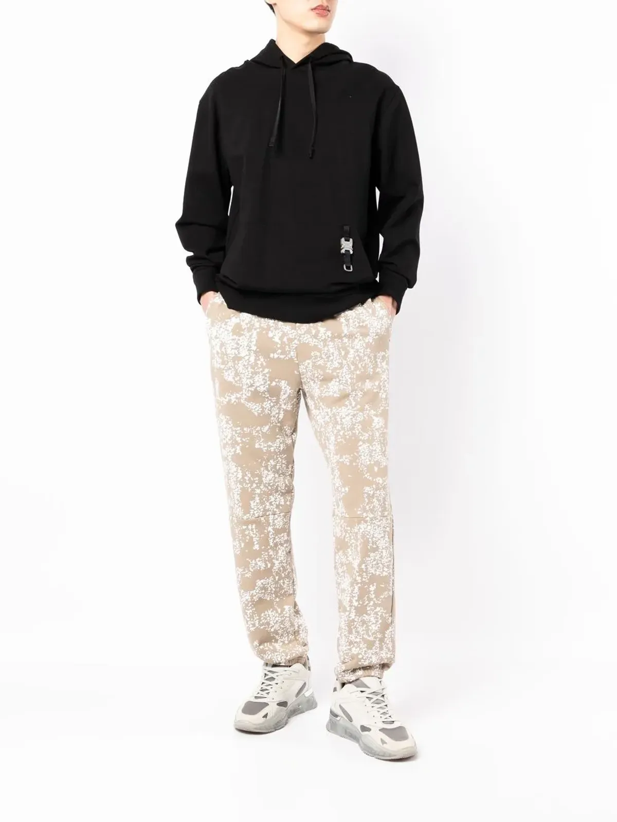 John Elliott Sydney グラフィックプリント トラックパンツ ブラウン - 画像2