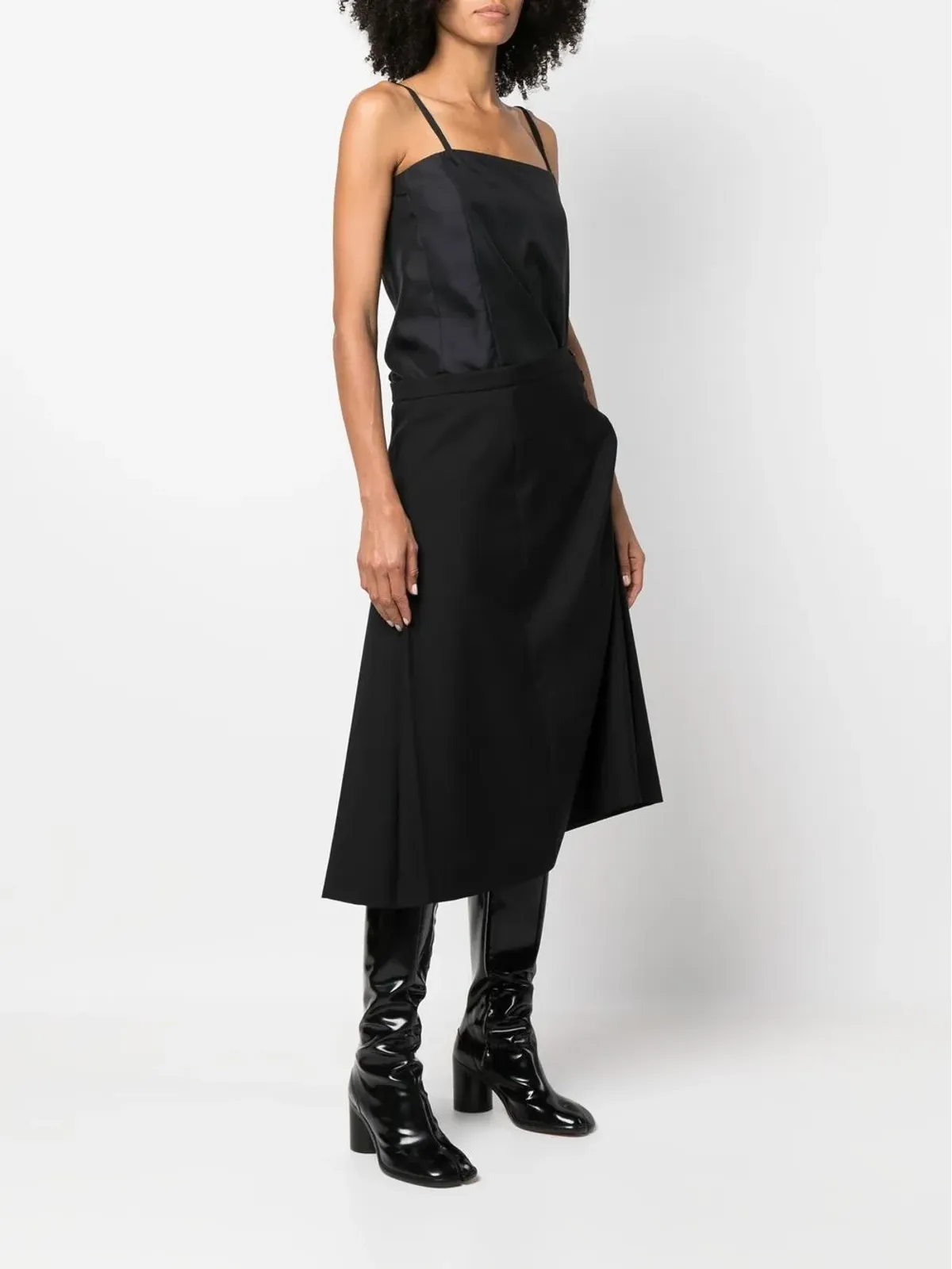Maison Margiela リワークド ウール ミディドレス - 画像3