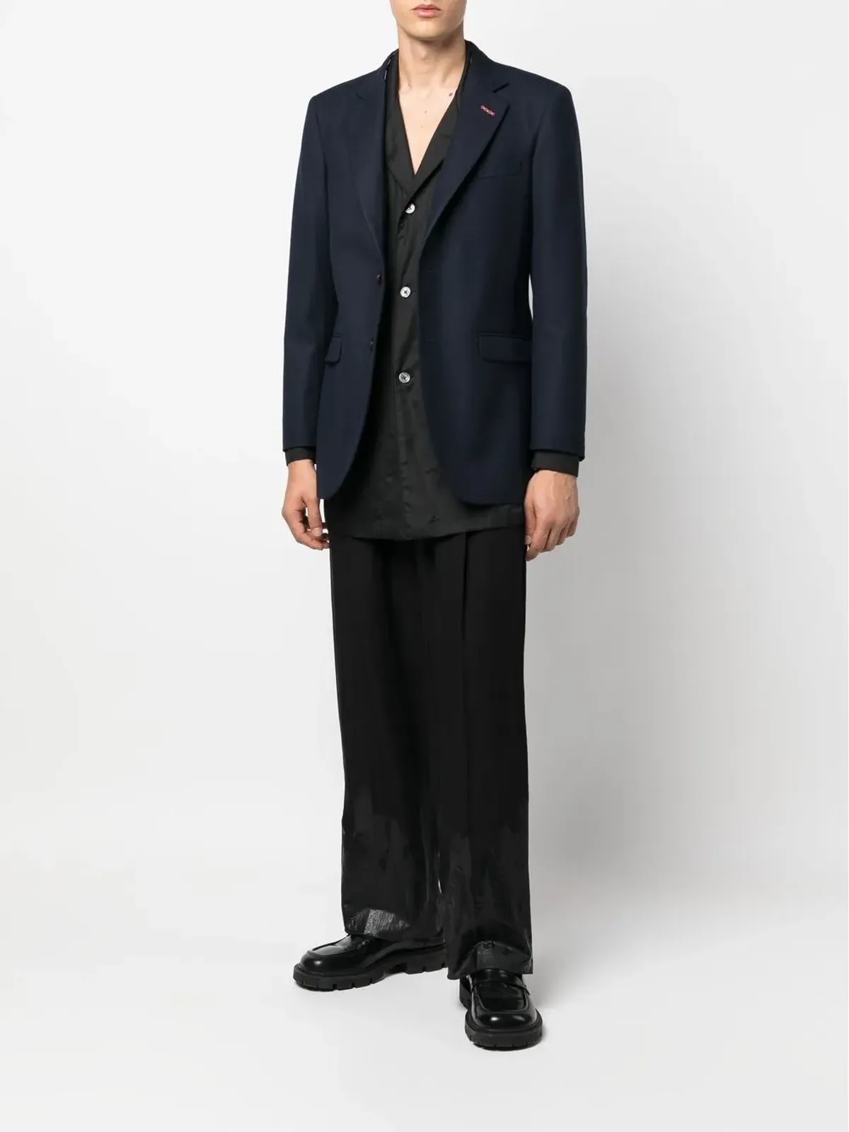 Maison Margiela シングルブレスト ツイル ブレザー - 画像2