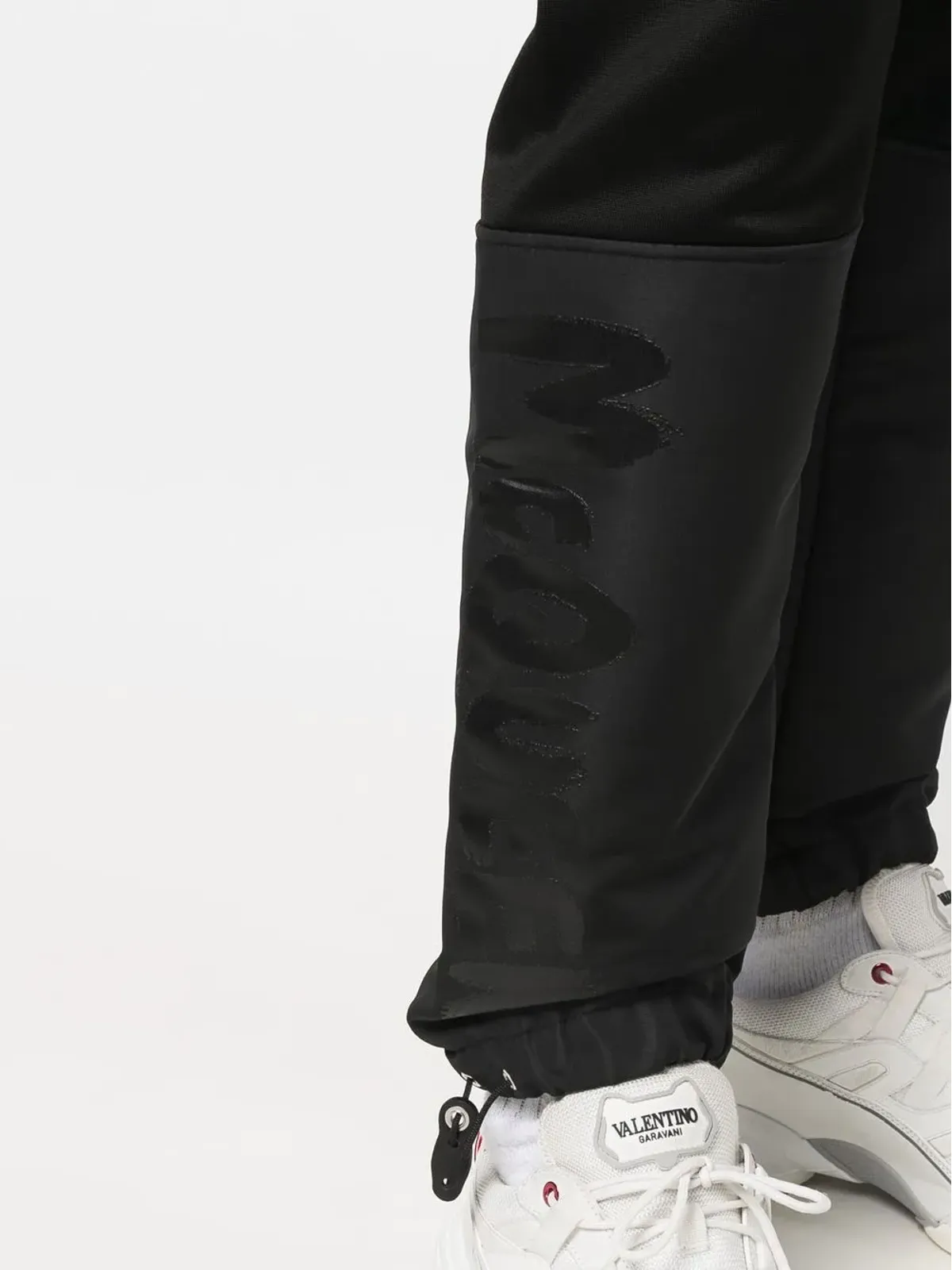 Alexander McQueen パネルド・テーパード・トラックパンツ - ブラック - 画像5