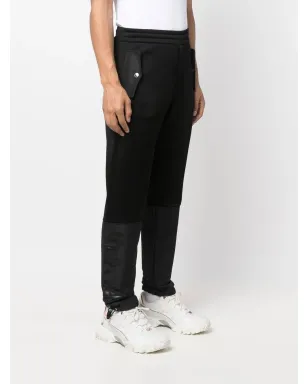 Alexander McQueen パネルド・テーパード・トラックパンツ - ブラック - サムネイル3