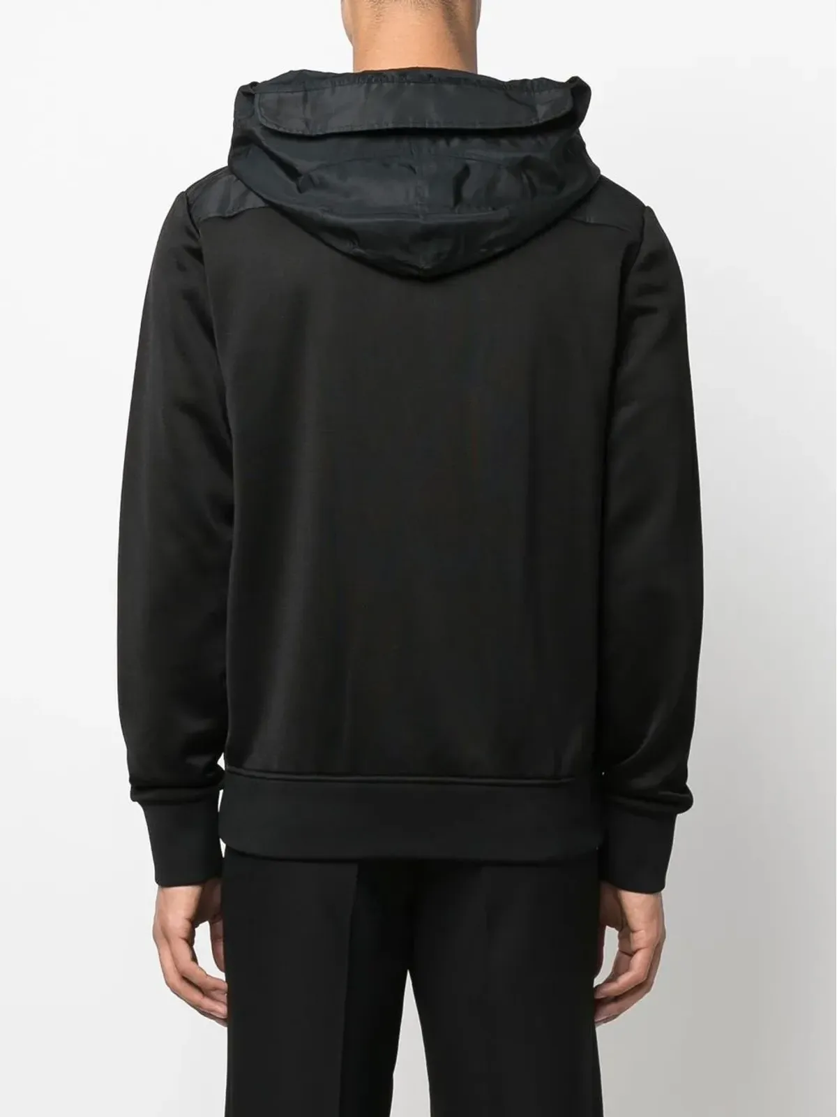 Alexander McQueen コントラストパネル ジップアップフーディ - 画像4