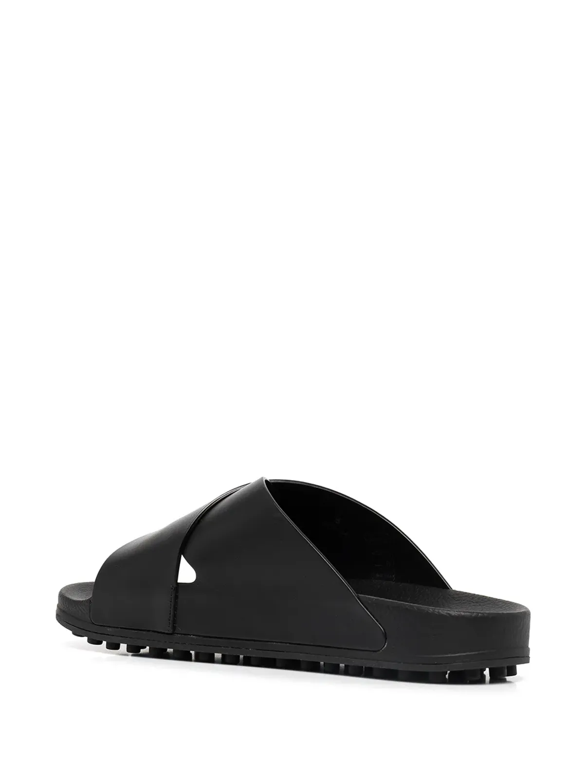 Tod's ロゴエンボス レザー スライド - 画像3