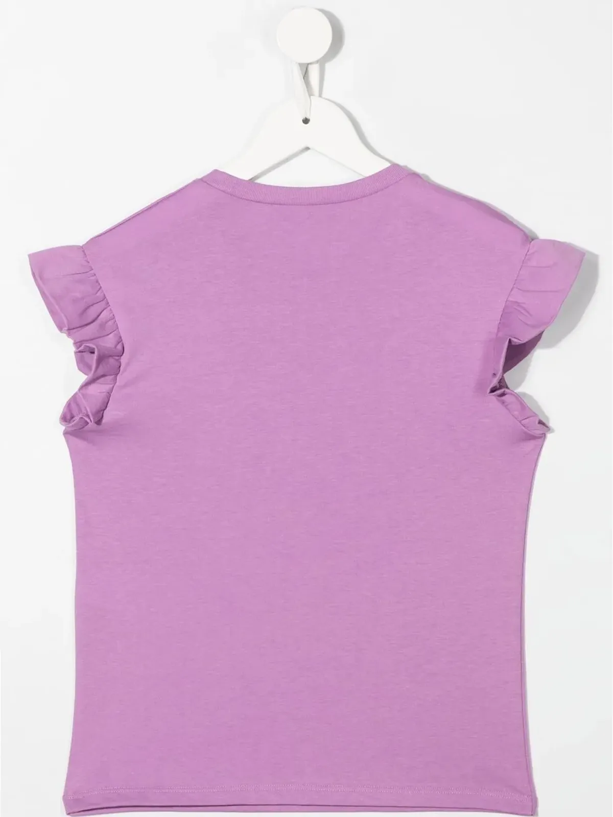 DSQUARED2 KIDS フリルスリーブ ロゴTシャツ - Purple - 画像2
