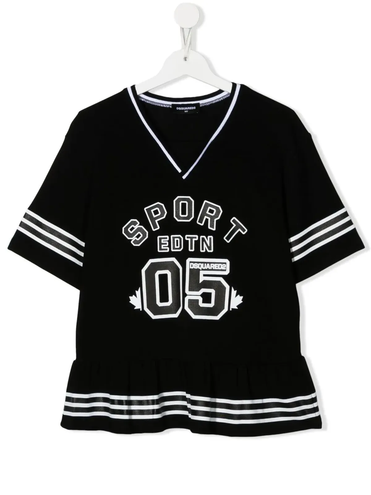 DSQUARED2 KIDS ティーン ロゴプリント ジャージートップ - 画像1
