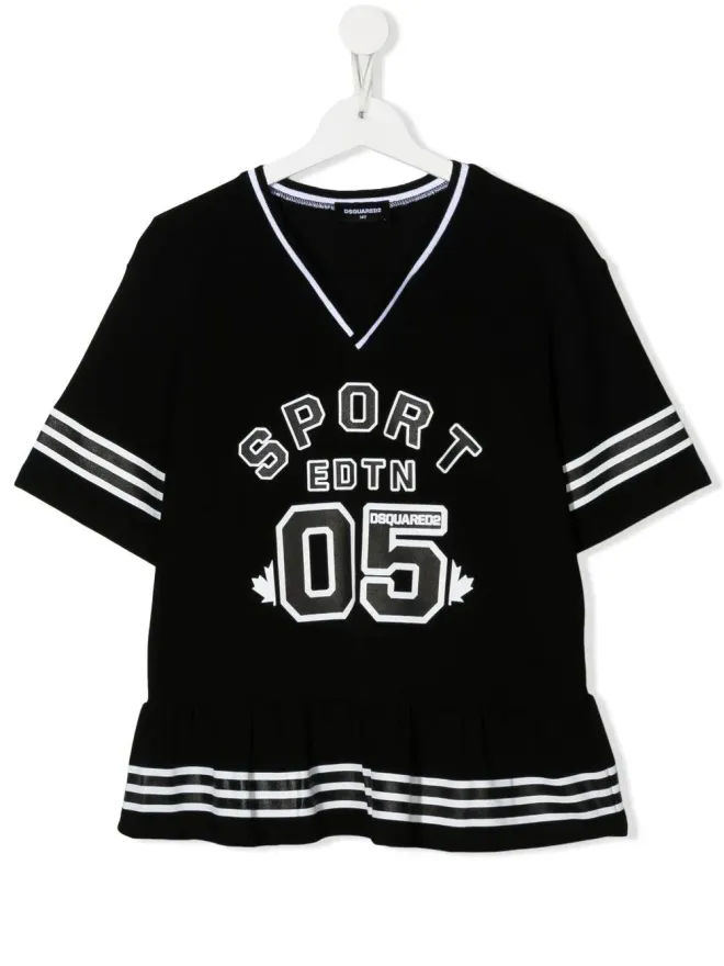 DSQUARED2 KIDS DSQUARED2 KIDS ティーン ロゴプリント ジャージートップの商品画像