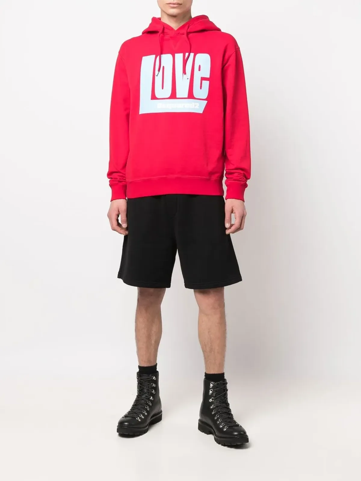 DSQUARED2 Love ロゴプリント フーディー - 画像2