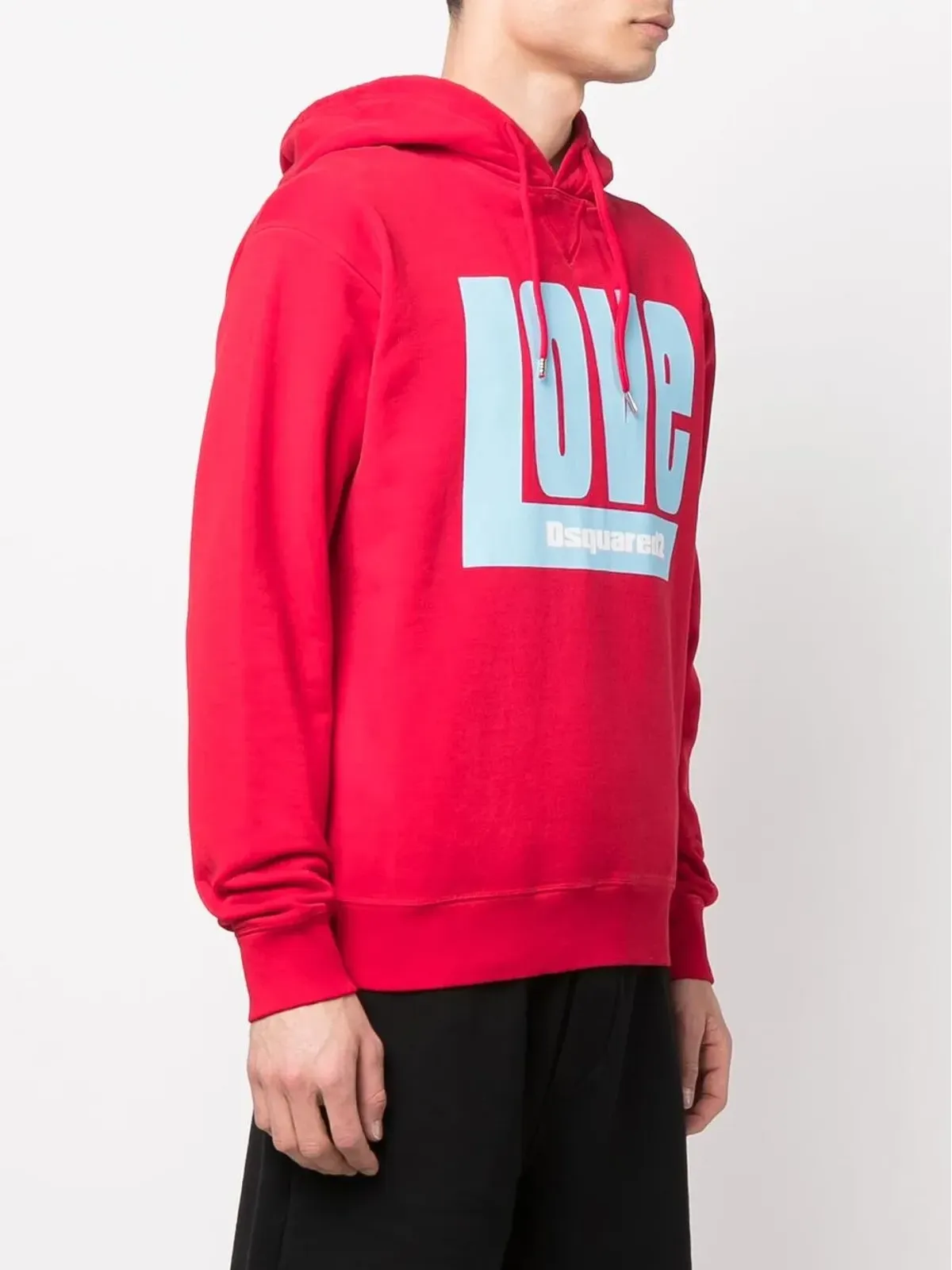DSQUARED2 Love ロゴプリント フーディー - 画像3