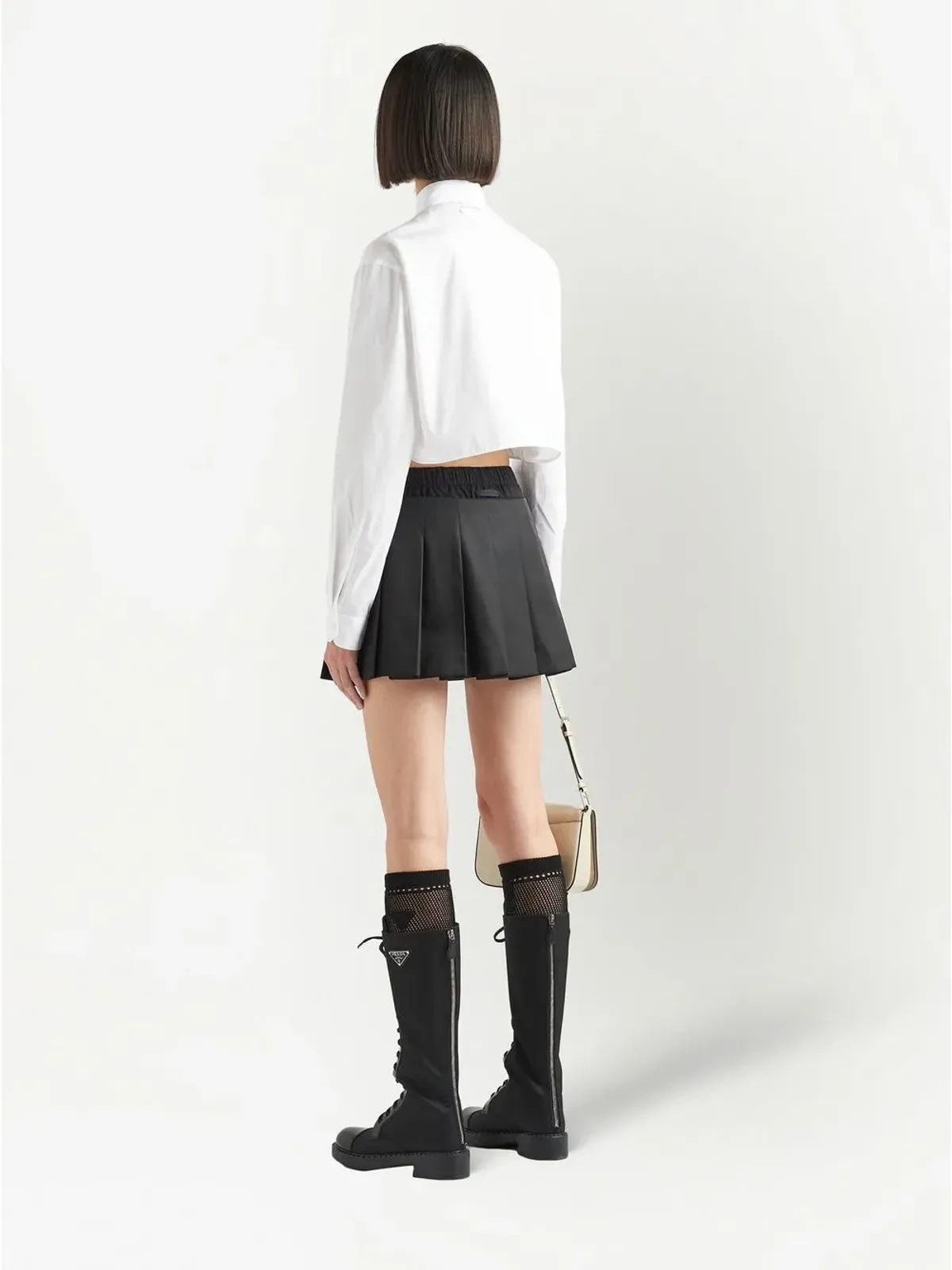 Prada プリーツミニスカート - 画像3