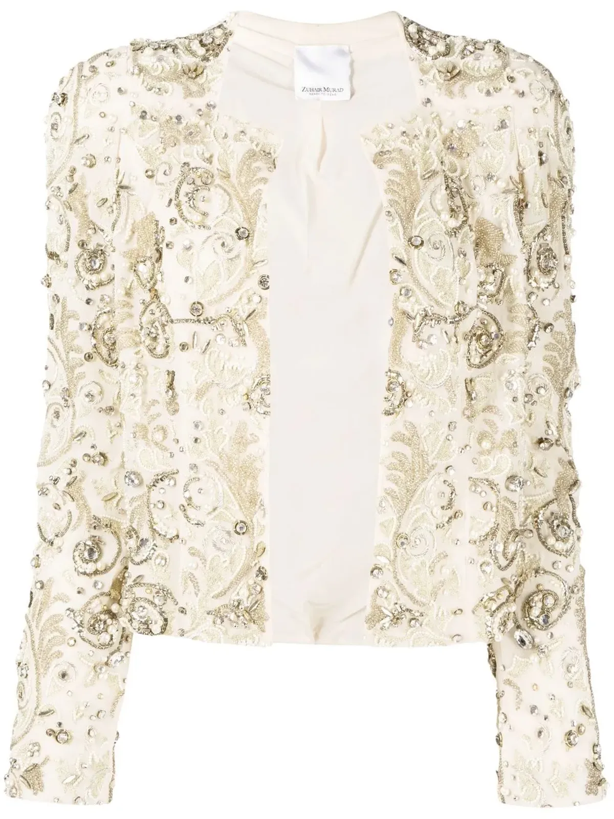Zuhair Murad バロック装飾カーディガン - Gold - 画像1