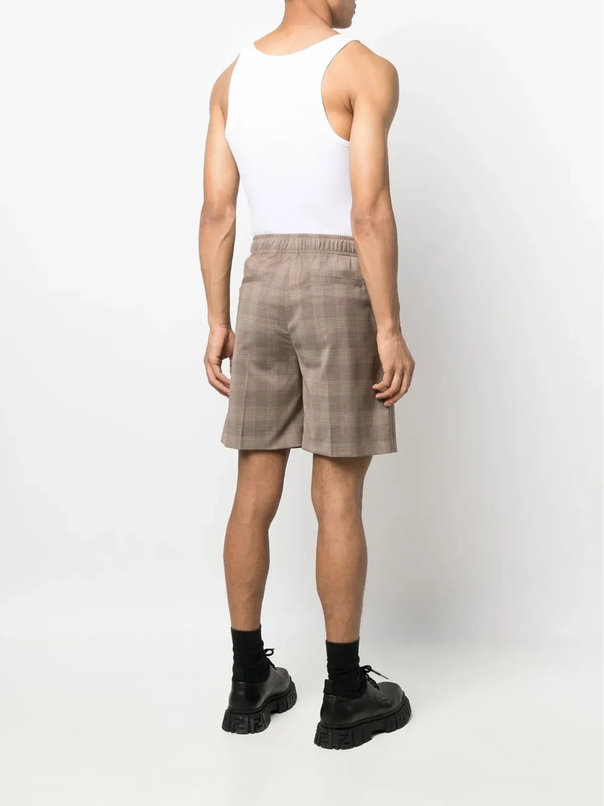 Givenchy チェック柄 テーラードショーツ - 画像4