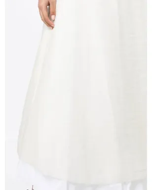 KHAITE Luca A-line midi skirt - White - サムネイル5