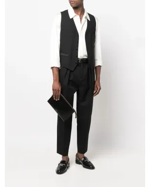 Saint Laurent ウール テーパードパンツ - サムネイル2