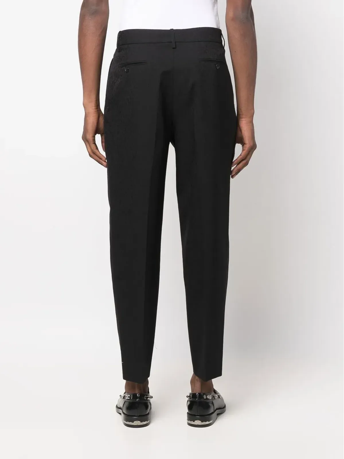 Saint Laurent ウール テーパードパンツ - 画像4