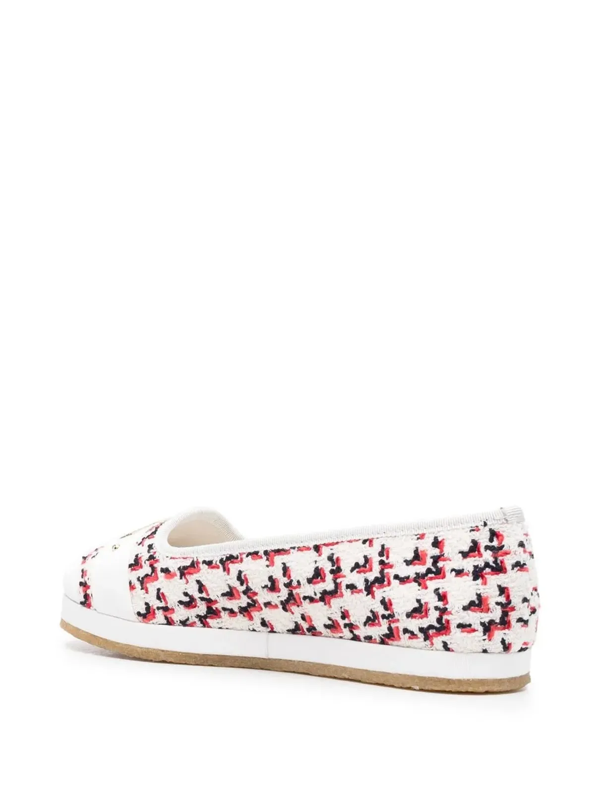 Ferragamo Kacy woven ballet flats - White - 画像3