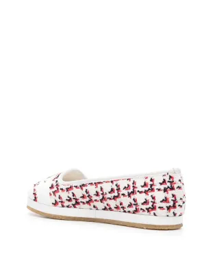 Ferragamo Kacy woven ballet flats - White - サムネイル3
