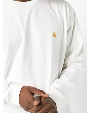 Carhartt WIP Chase T-shirt - White - サムネイル5