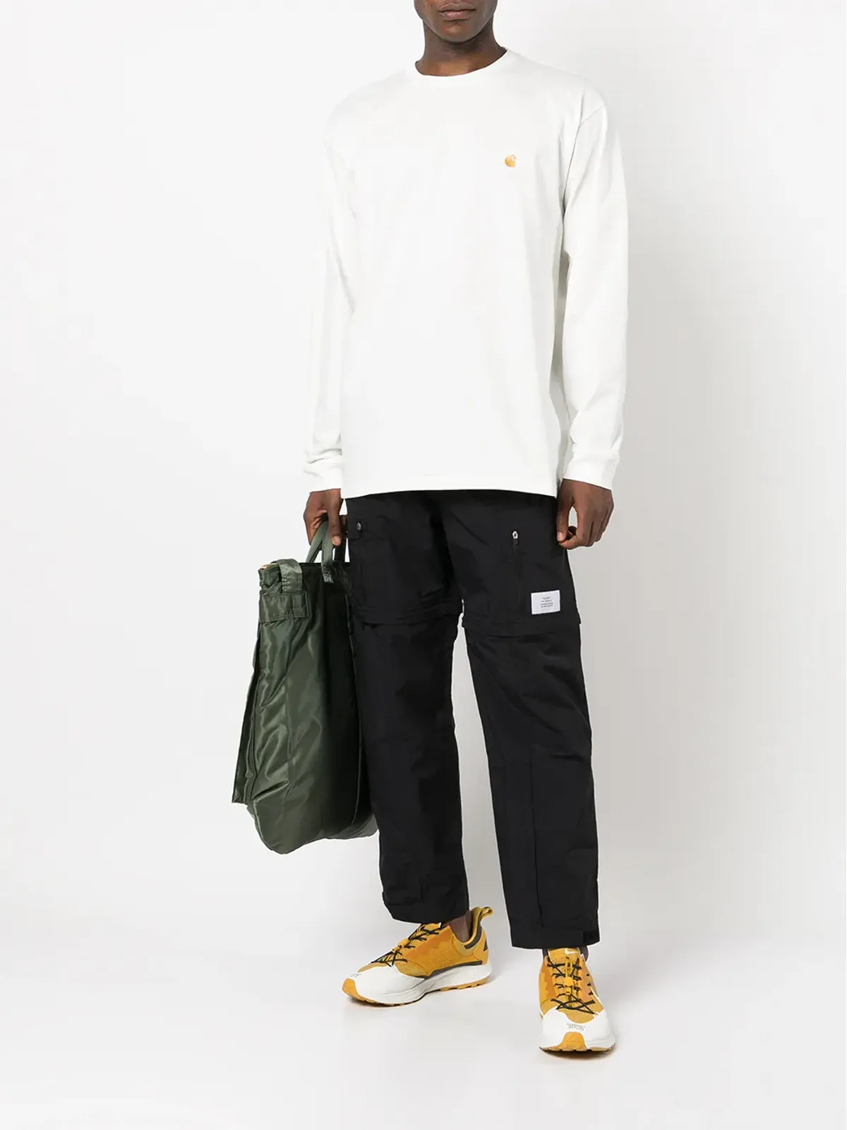 Carhartt WIP Chase T-shirt - White - 画像2