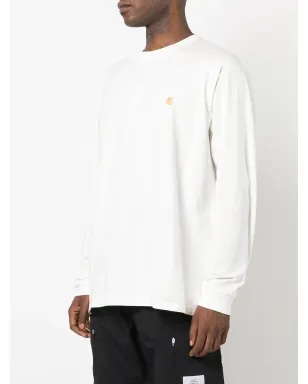 Carhartt WIP Chase T-shirt - White - サムネイル3