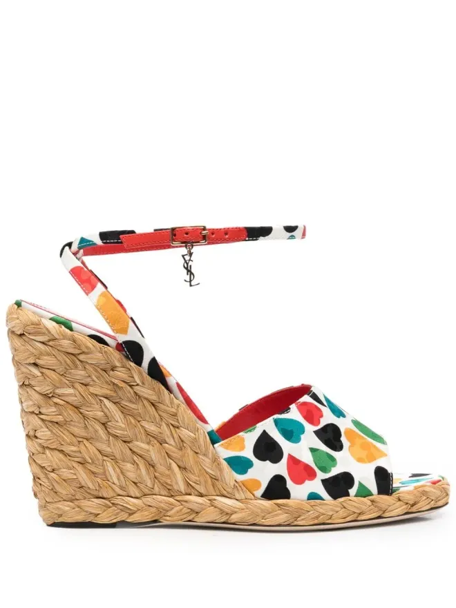 Saint Laurent Saint Laurent Paloma ウェッジエスパドリーユ（ホワイト）の商品画像