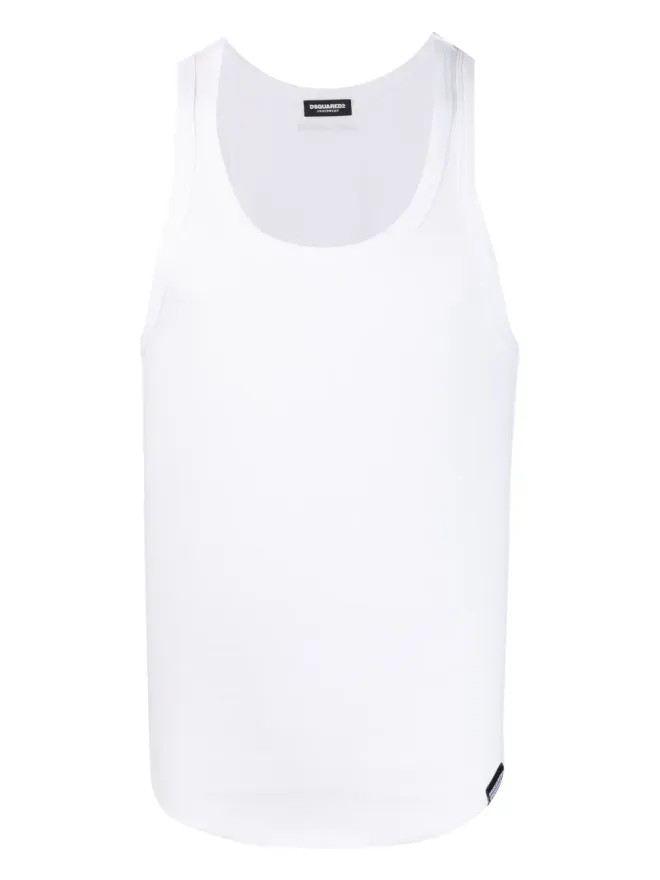 Dsquared2 DSQUARED2 リブ編みコットンタンクトップの商品画像