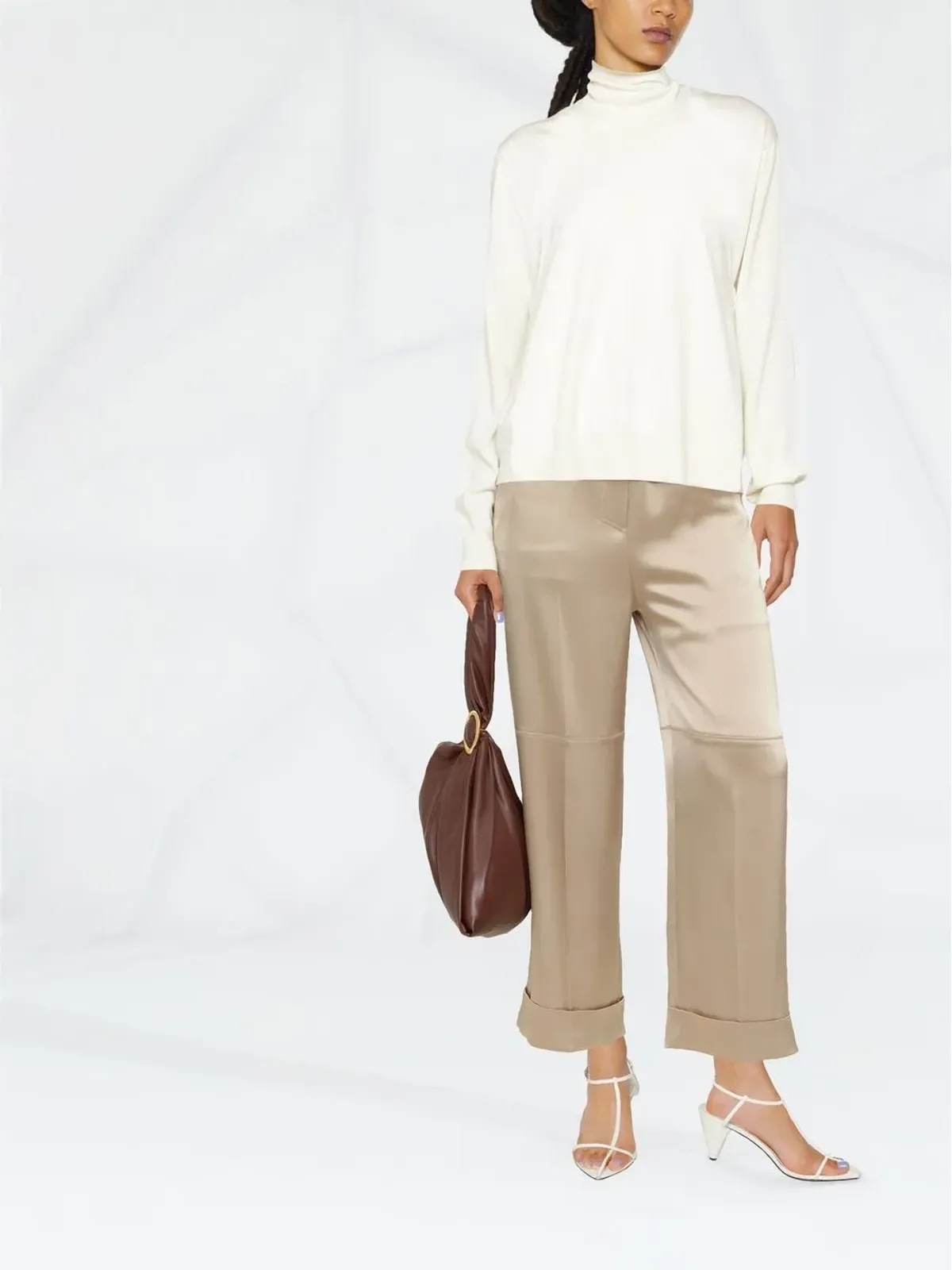 Jil Sander ロールネック ヴァージンウール セーター - 画像2