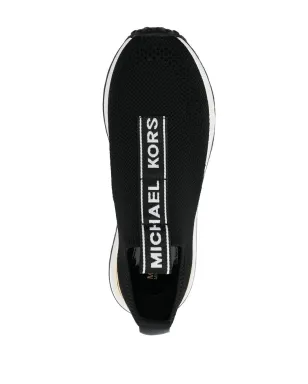 Michael Michael Kors ボディー スリップオン スニーカー（ブラック） - サムネイル4