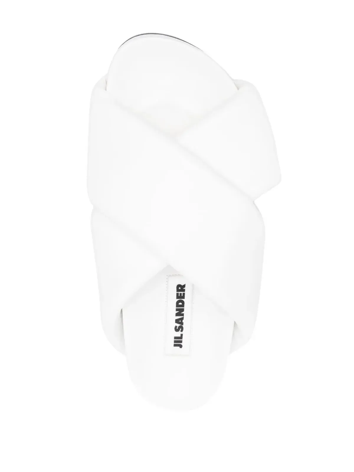Jil Sander クロスオーバーストラップ付きスリップオンサンダル - 画像4