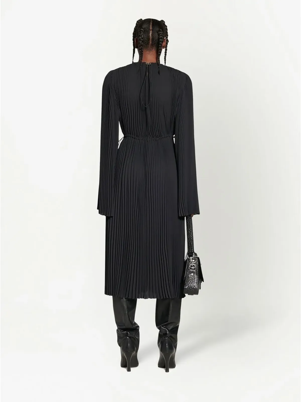 Balenciaga プリーツミディドレス - 画像4