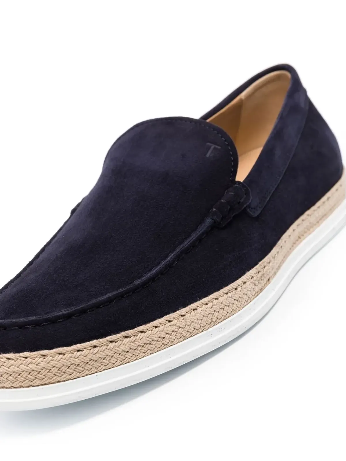 Tod's スエード エスパドリーユ ローファー ブルー - 画像2