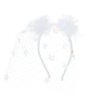 Maison Michel Yosh Flower pom-pom ヘアバンド - サムネイル1