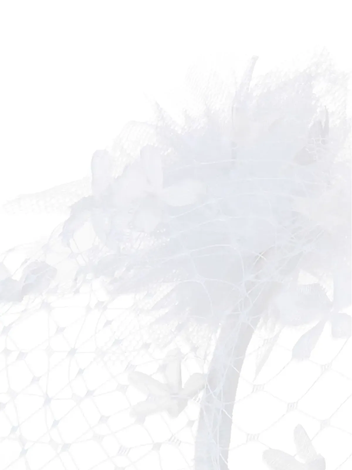 Maison Michel Yosh Flower pom-pom ヘアバンド - 画像2
