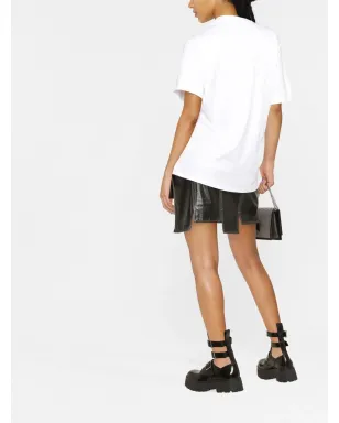 Versace スローガンプリント コットン Tシャツ - サムネイル4